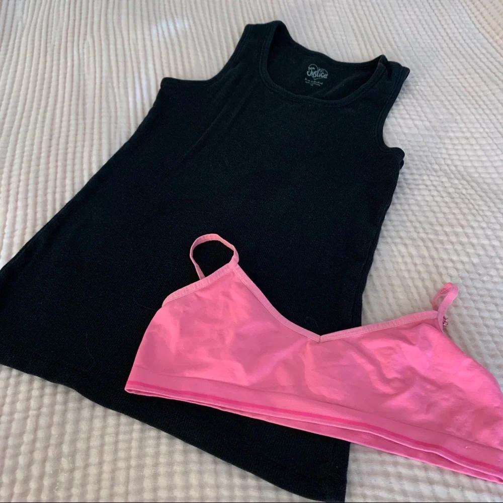 Justice Girls Tank Top/Bra Size